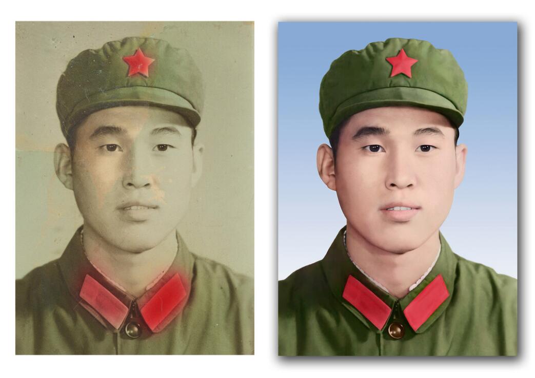 确山破损照片修复-18